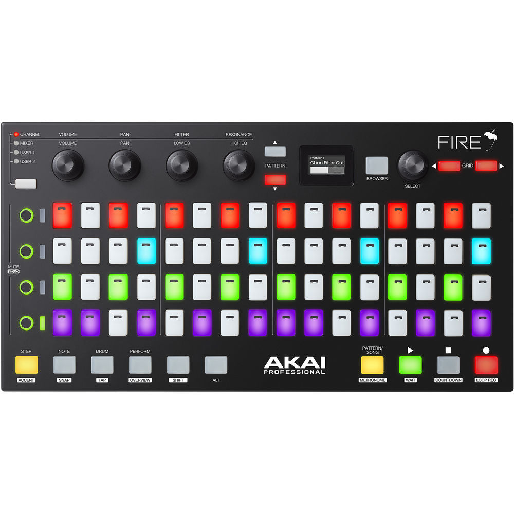 Akai Fire - Controladora Midi USB para Fruity Loops - World Music